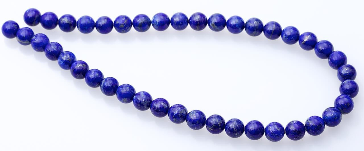 Beads Lapis (Afghanistan) 10mm Rds LP10a 