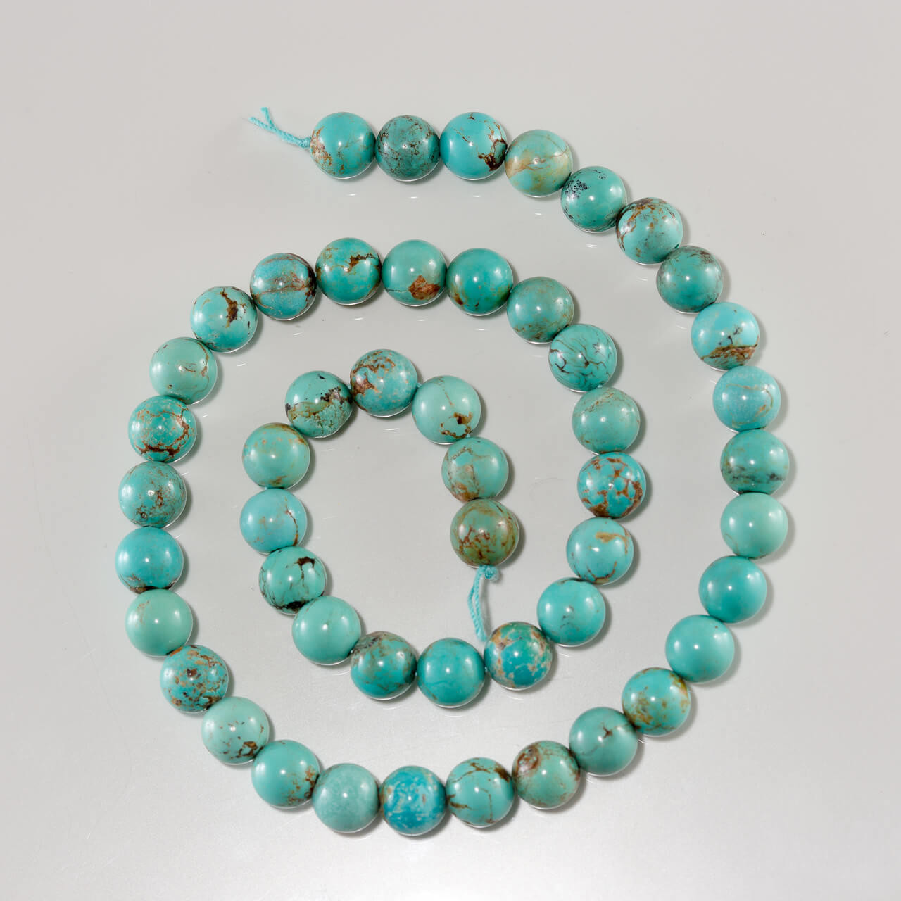 Turquoise Beads Baja Turquoise(Mexico) 8mm Rounds  BTR1h 