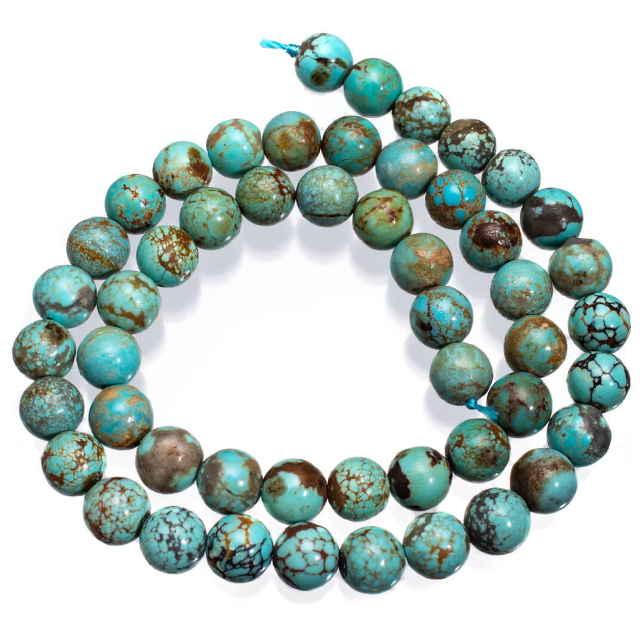 Turquoise Beads Sonoran Blue Turquoise(Mexico)8mm Rounds-NTRR8c 