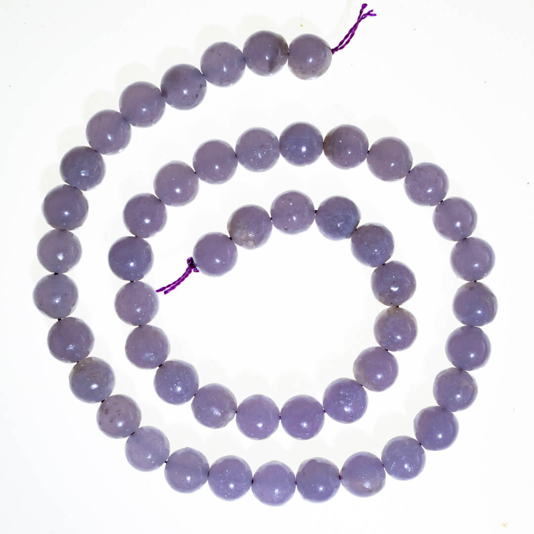 Beads Lepidolite(S.Africa) 8mm Rounds L8 