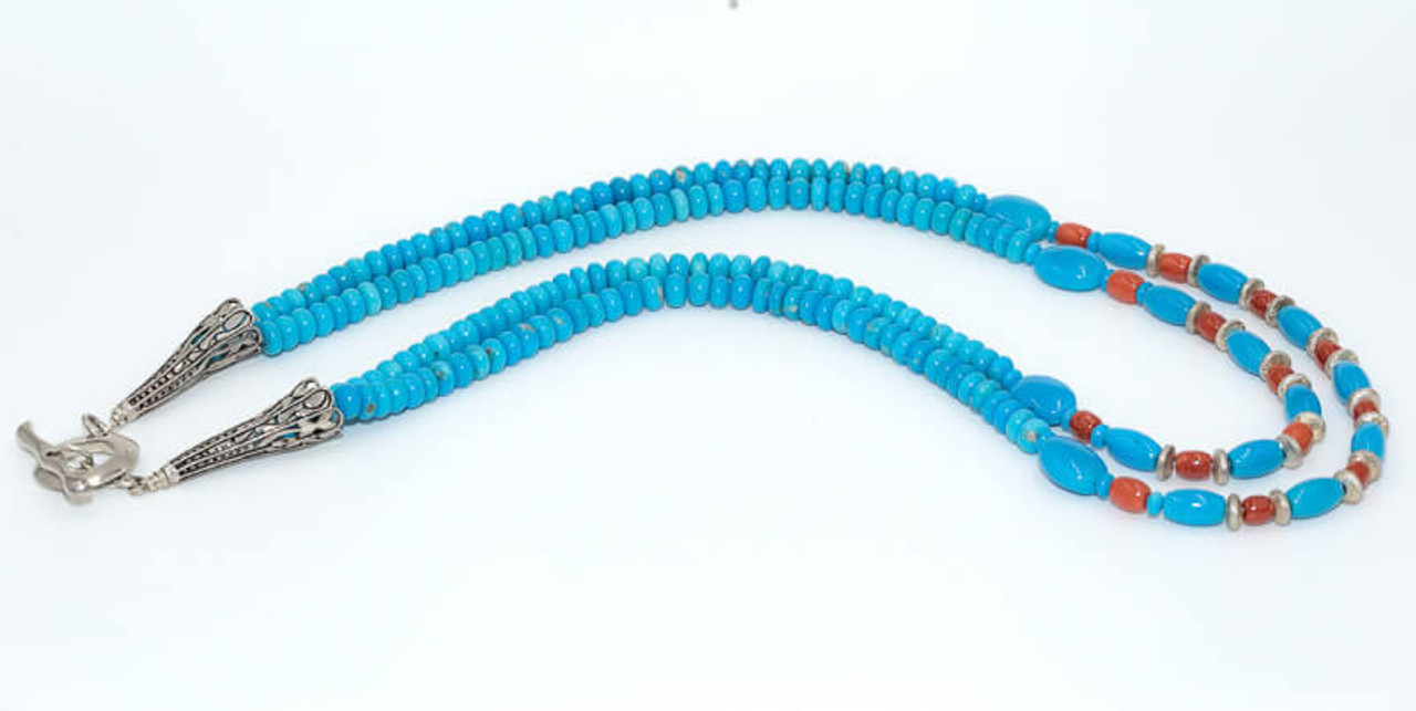 Rincon Trading Sleeping Beauty Turquoise Necklace -SBC1 