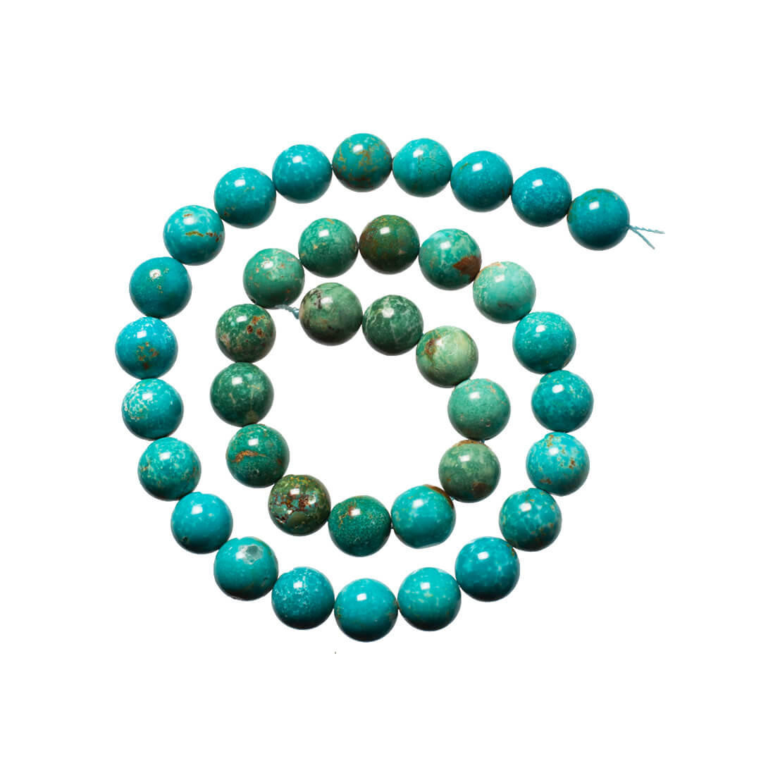 Turquoise Beads Sonoran Blue Turquoise(Mexico)10mm -NTR10g 