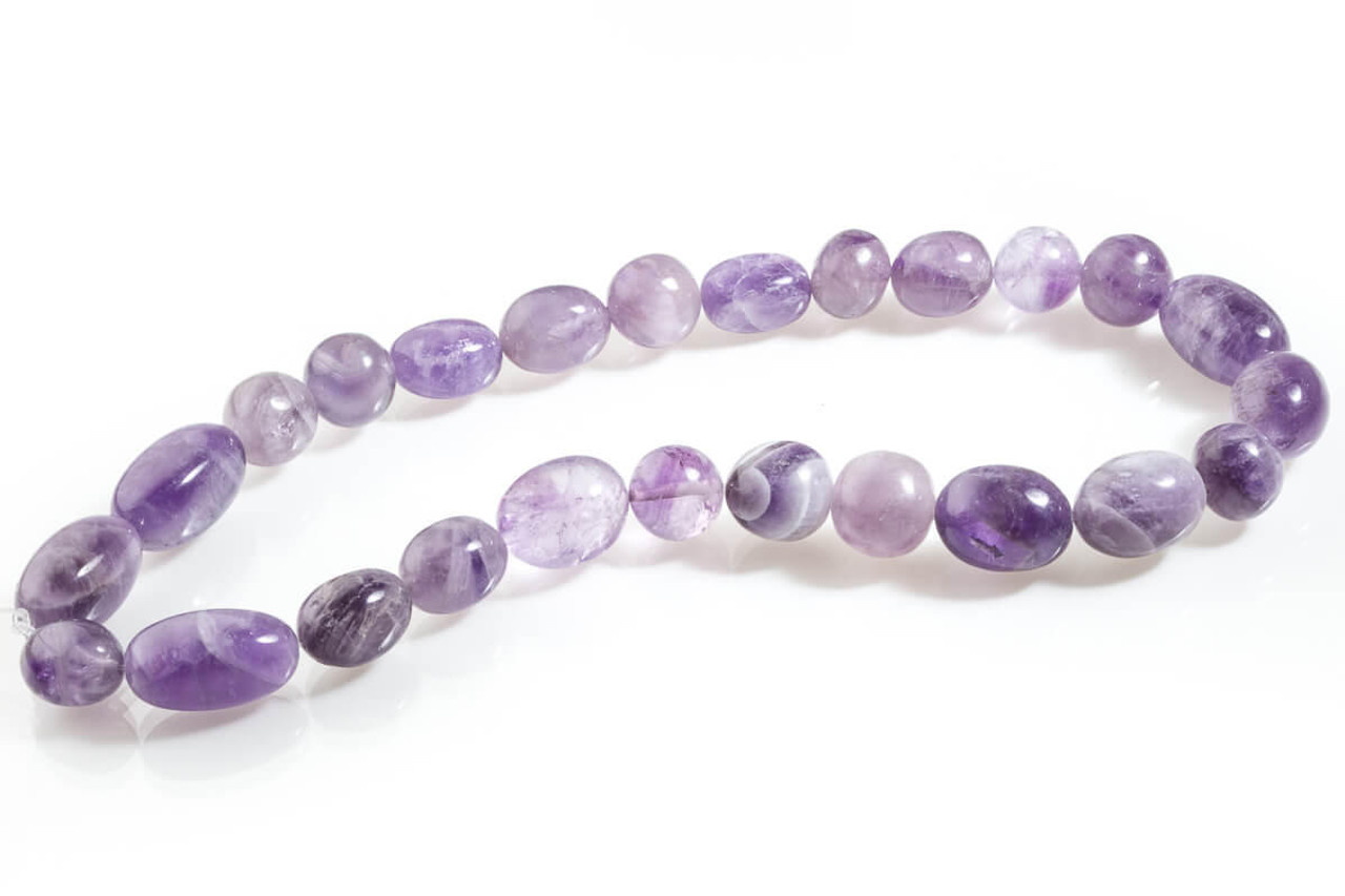 Beads Amethyst Oblongs (Brazil) AMM4 