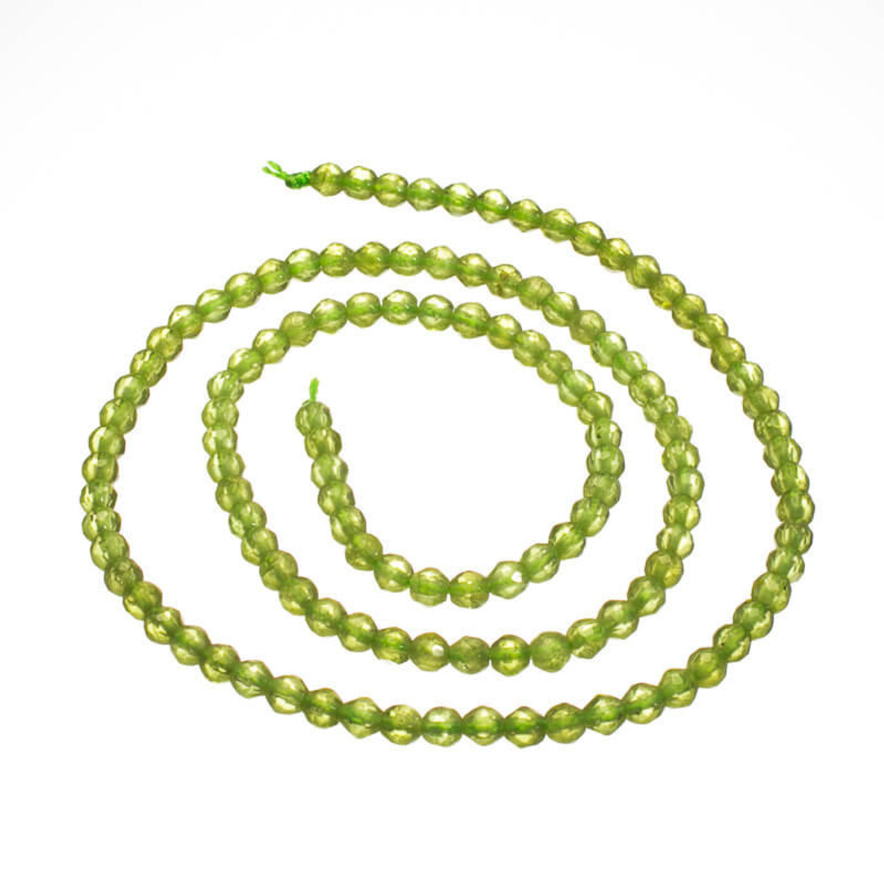 Beads Peridot(Arizona)3mm Faceted Rounds  PDRF3d 