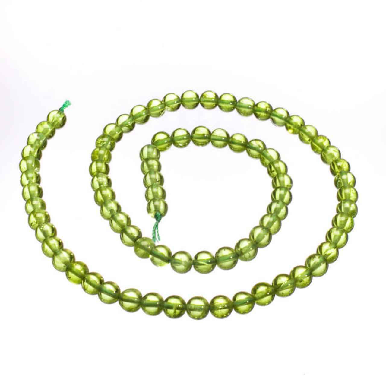 Beads Peridot(San Carlos,Arizona) 5mm Rounds  PDR5e 