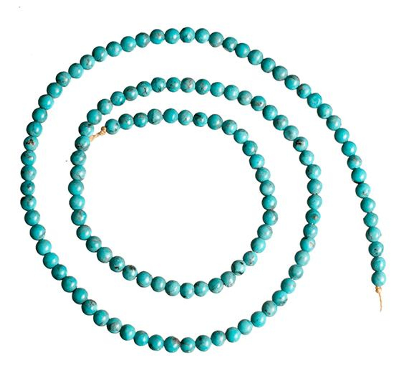Turquoise Beads Turquoise Rounds(Hubei-China) 3mm  YHR1 