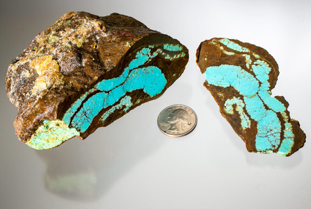  Number 8 Mine Turquoise Rough(Stabilized)  8R1a 