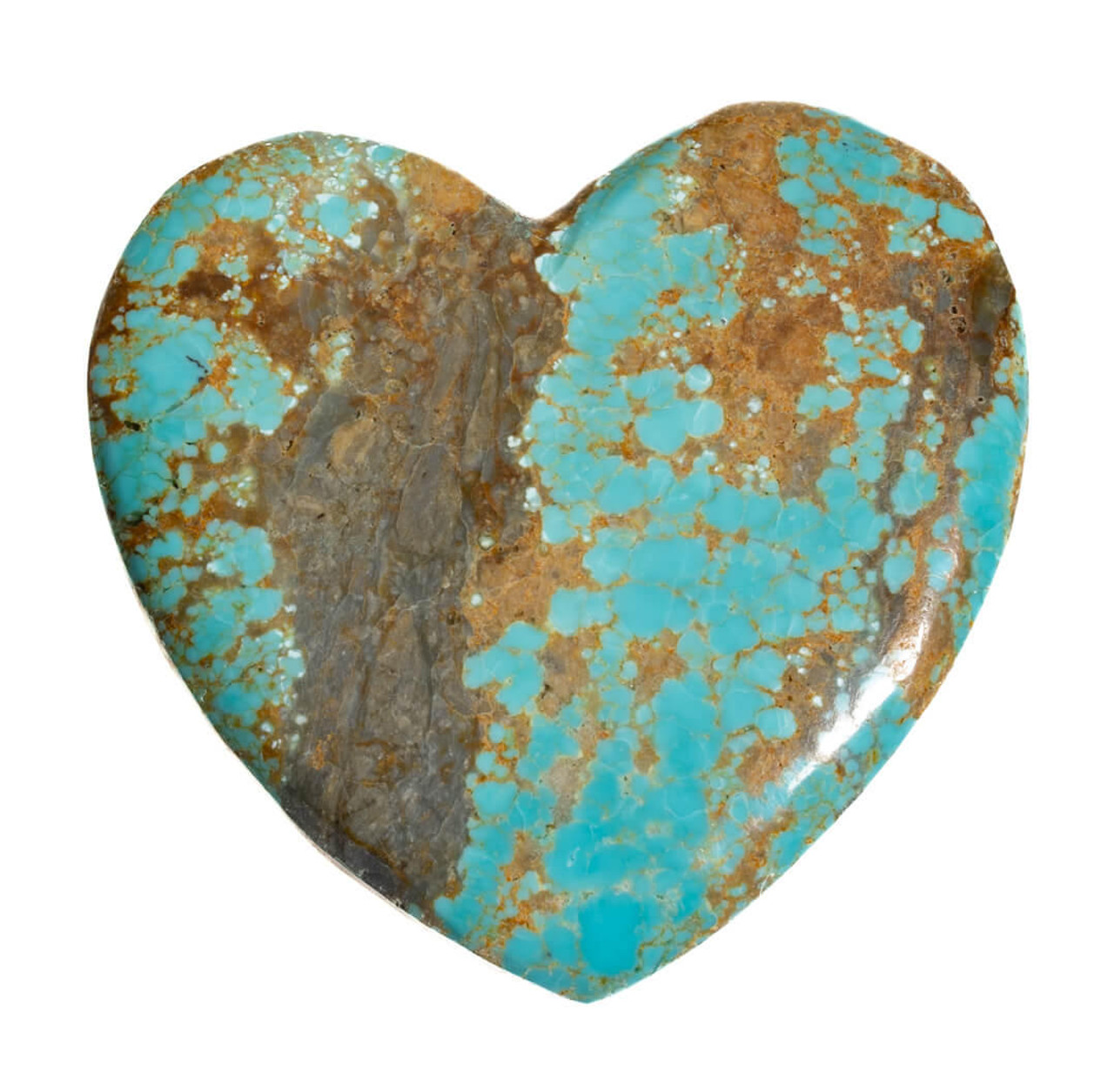 Hearts Number Eight Turquoise Heart - 50x50x5mm  N8H2EL 