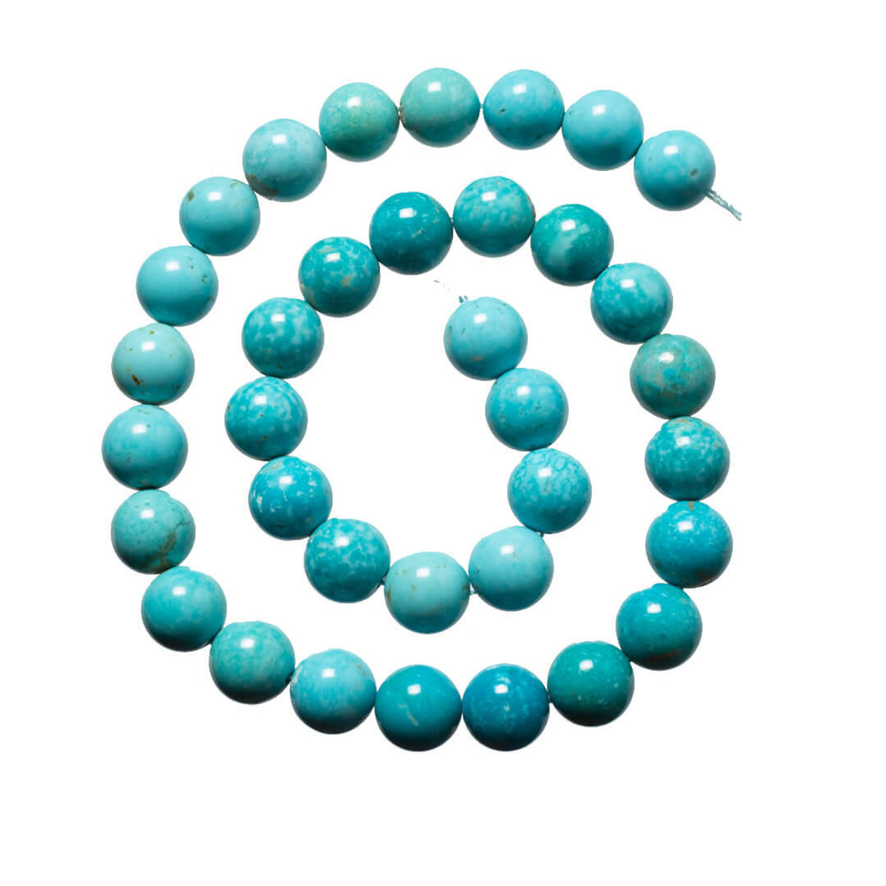 Beads Sonoran Blue Turquoise(Mexico) 12mm -NTR12d2 