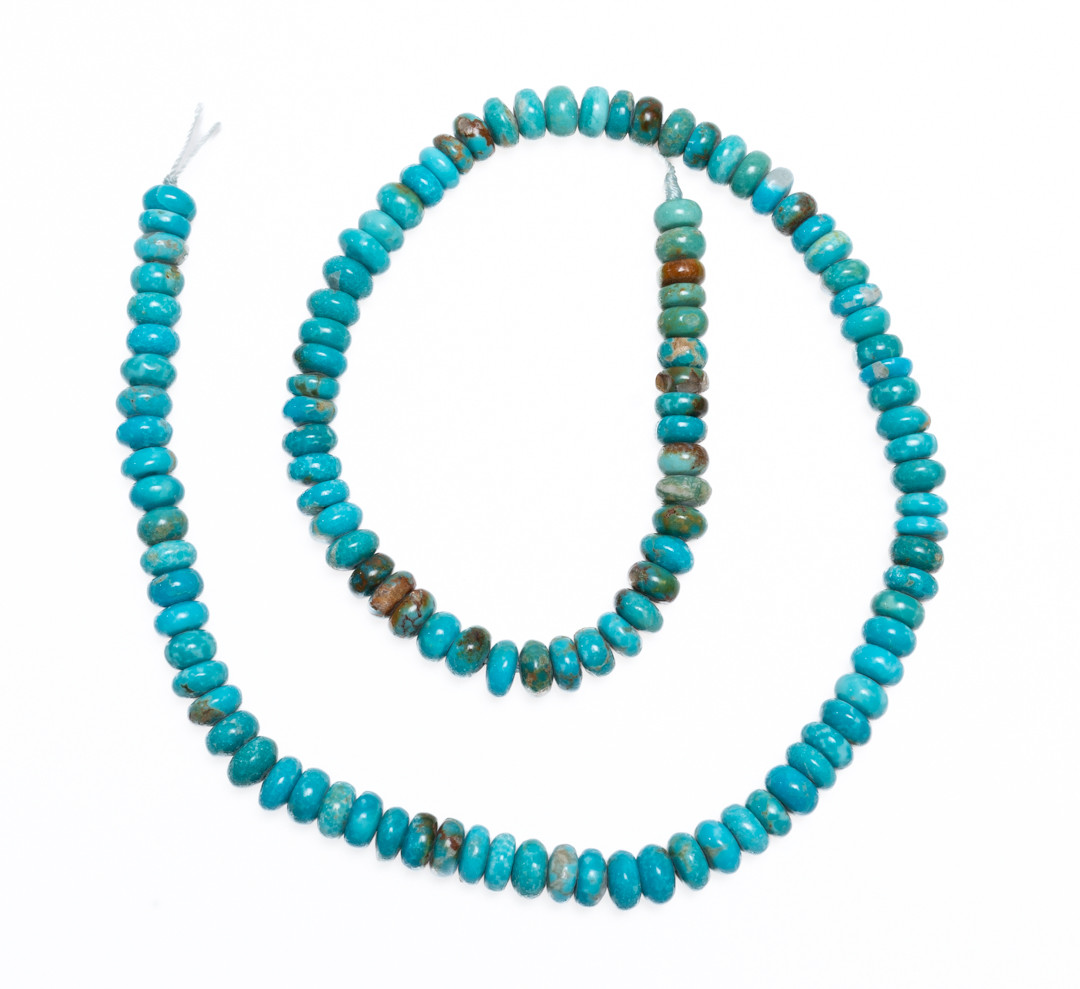 Sonoran Blue Turquoise(Mexico)6mm SBR6d3