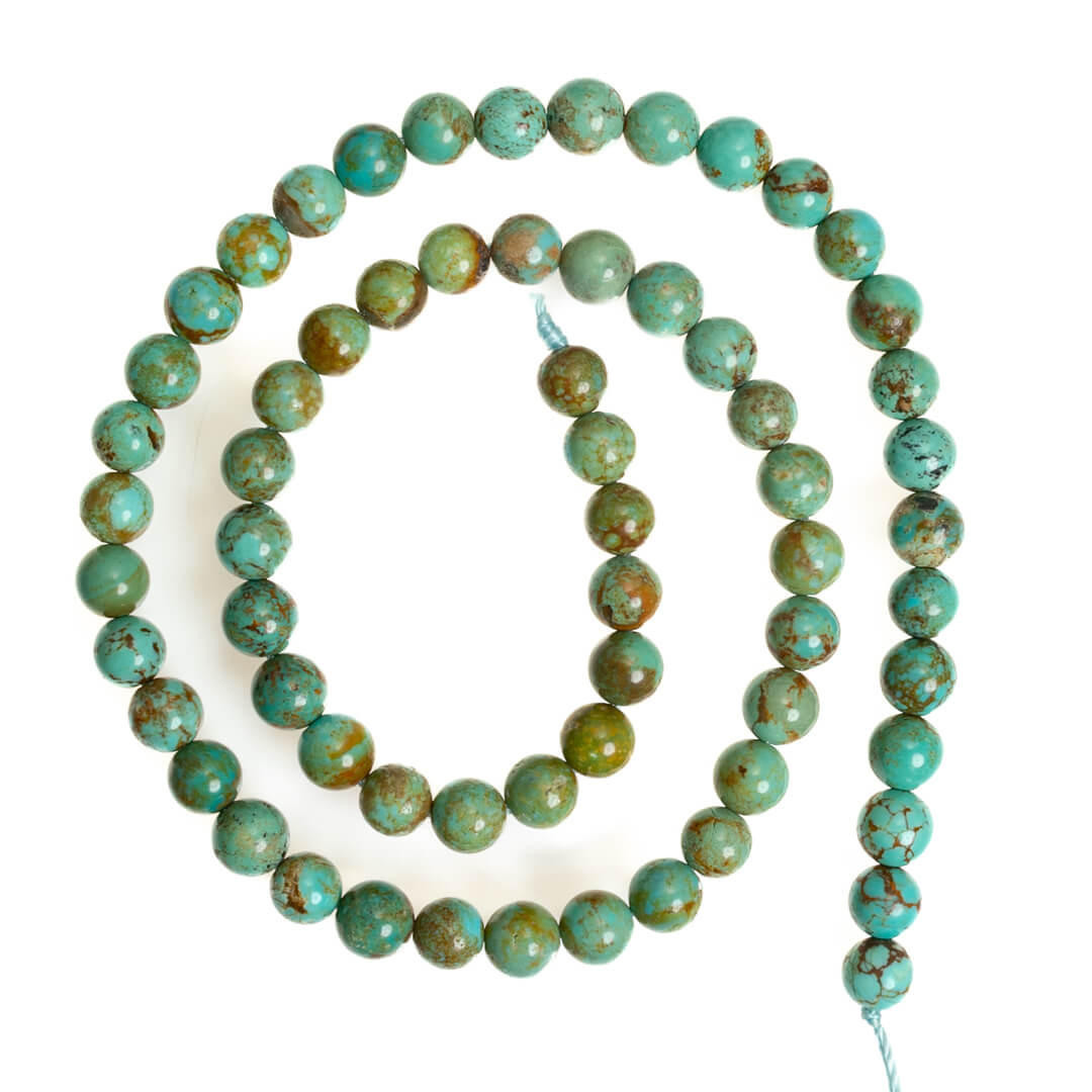  Sonoran Blue Turquoise(Mexico)6.5mm Rounds - SBR65b 