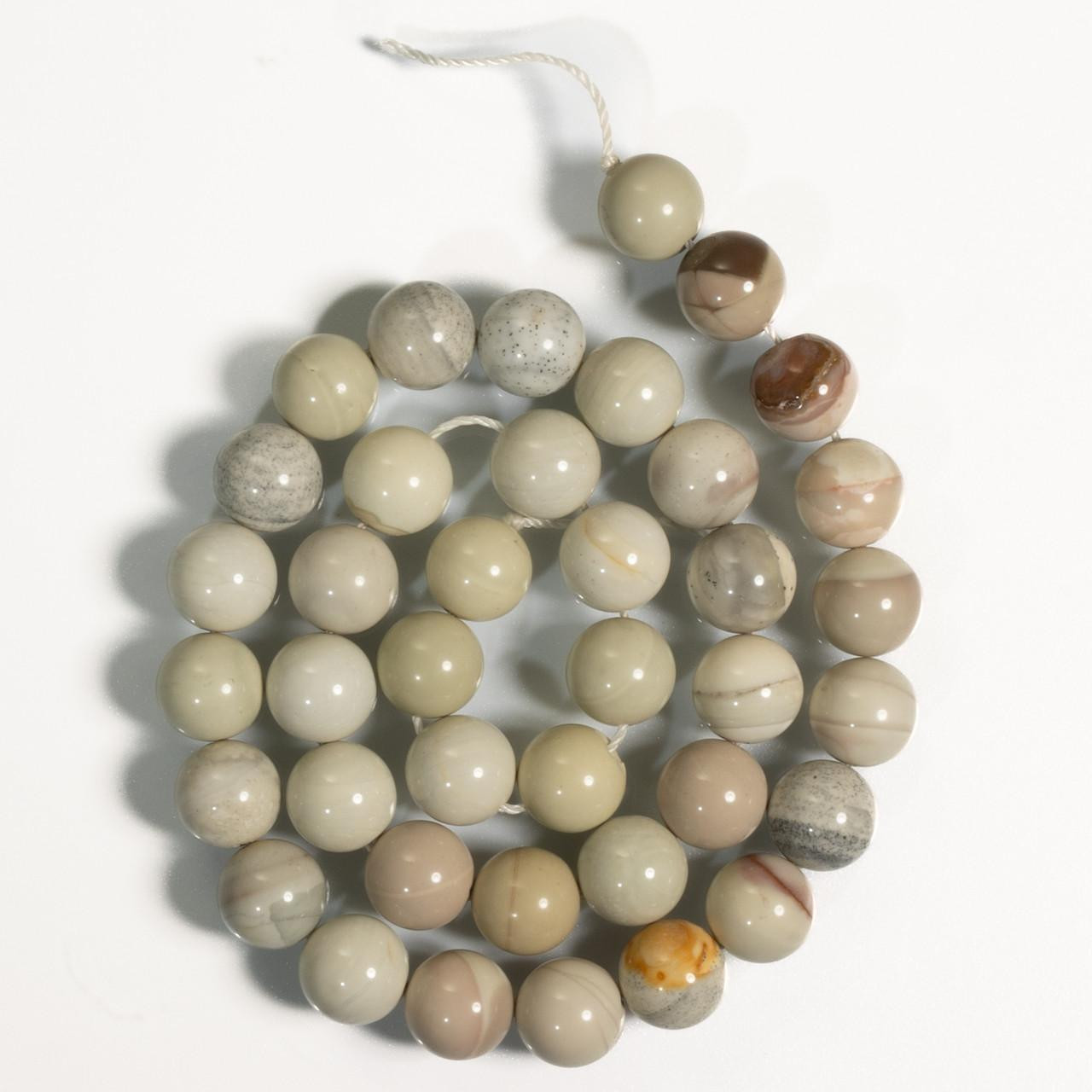 American Beads Willow Creek Jaspe (Idaho) 1mm Rounds WCR10a2 
