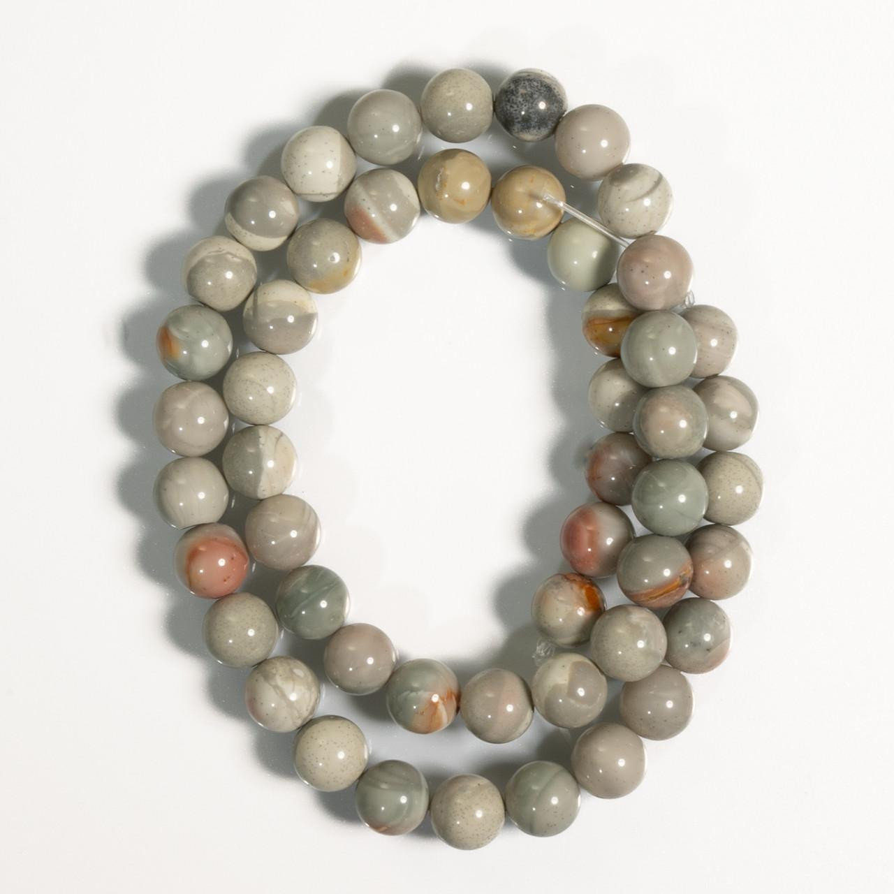 American Beads Willow Creek Jasper(Oregon) 8mm Rounds WCR8a2 
