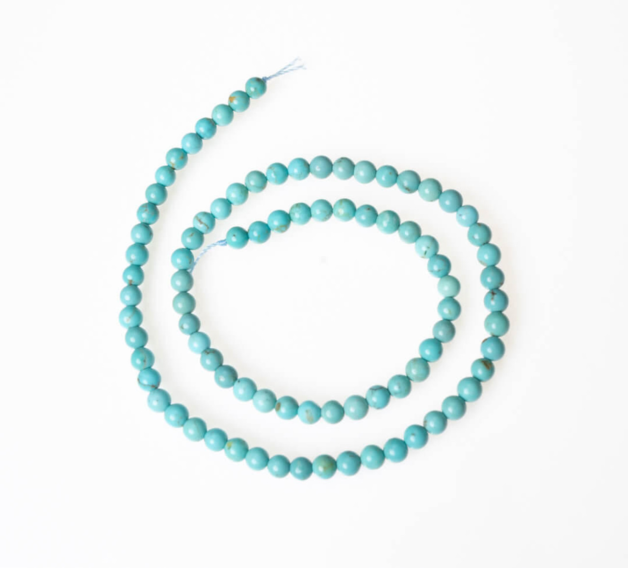 Turquoise Beads Mina Maria  5mm Rounds MMR5b 