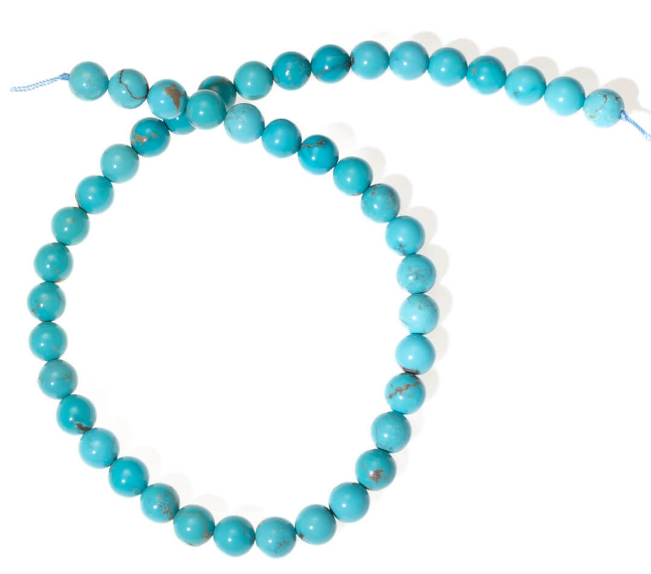 Turquoise Beads Mina Maria  9mm Rounds MMR9b 