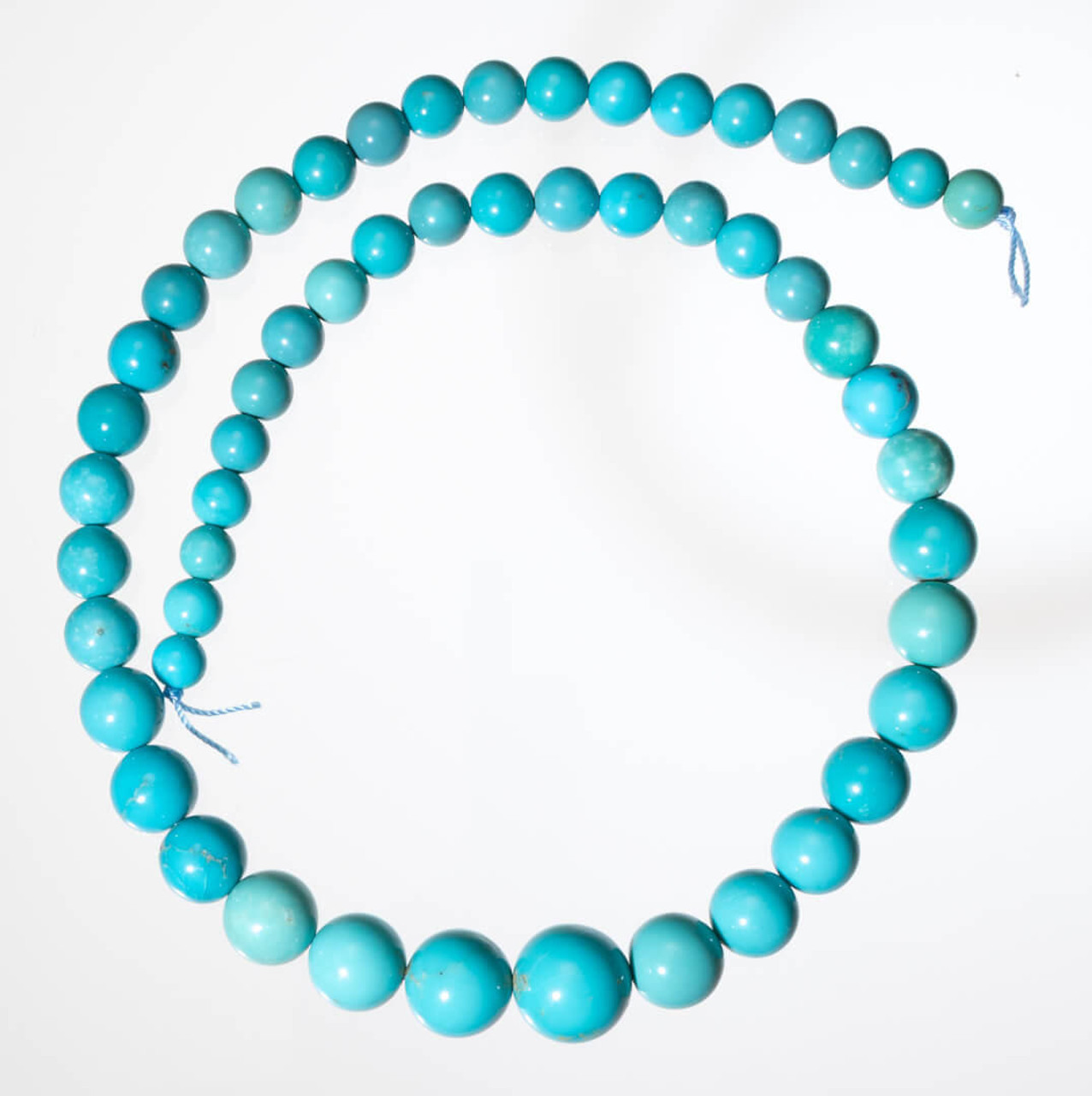 Turquoise Beads Mina Maria  6-12mm Rounds Graduated MMRG1 