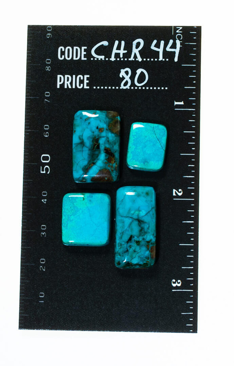 Cabochons Ray Mine Chrysocolla Set (Arizona) CHR44 