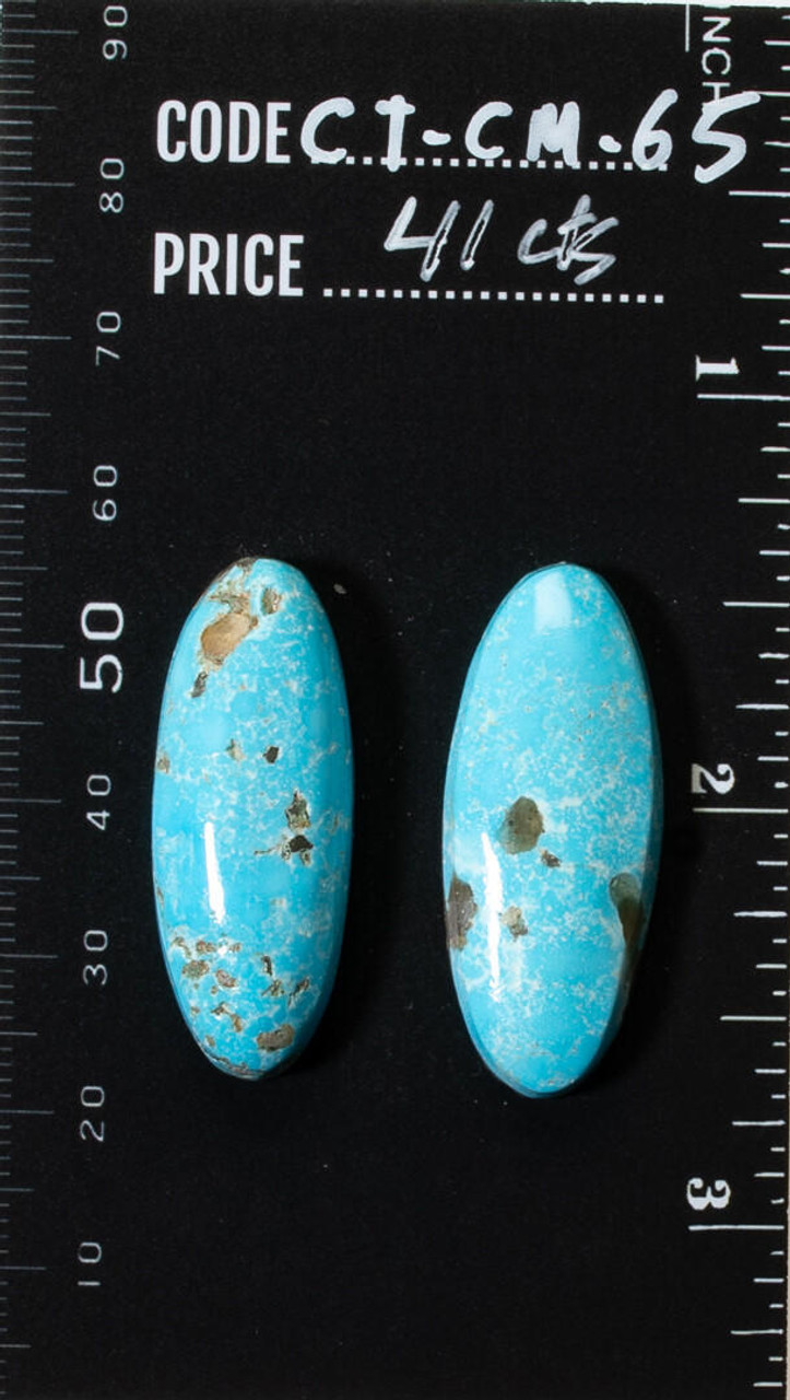 Turquoise Cabochons Campitos Turquoise Set (Natural) -41cts   CTCM-65 