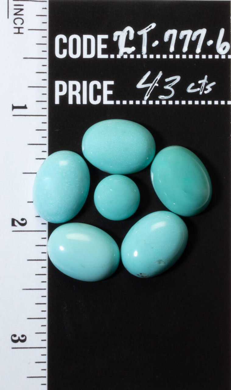 Turquoise Cabochons Campitos Turquoise Set - 43cts   CT-7776 