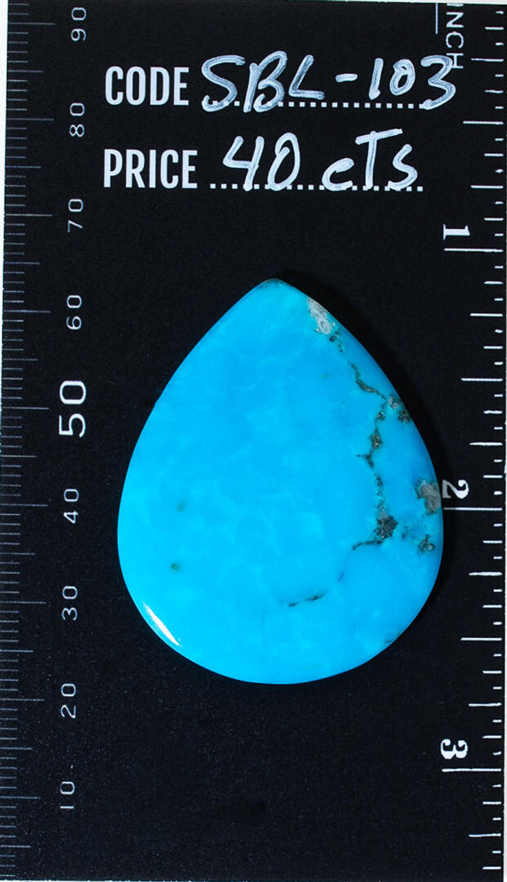  Sonoran Blue Turquoise  32x40mm  SBL-103 