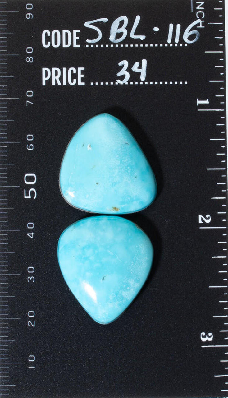  Sonoran Blue Turquoise Set  20x22x23mm  SBL-116 