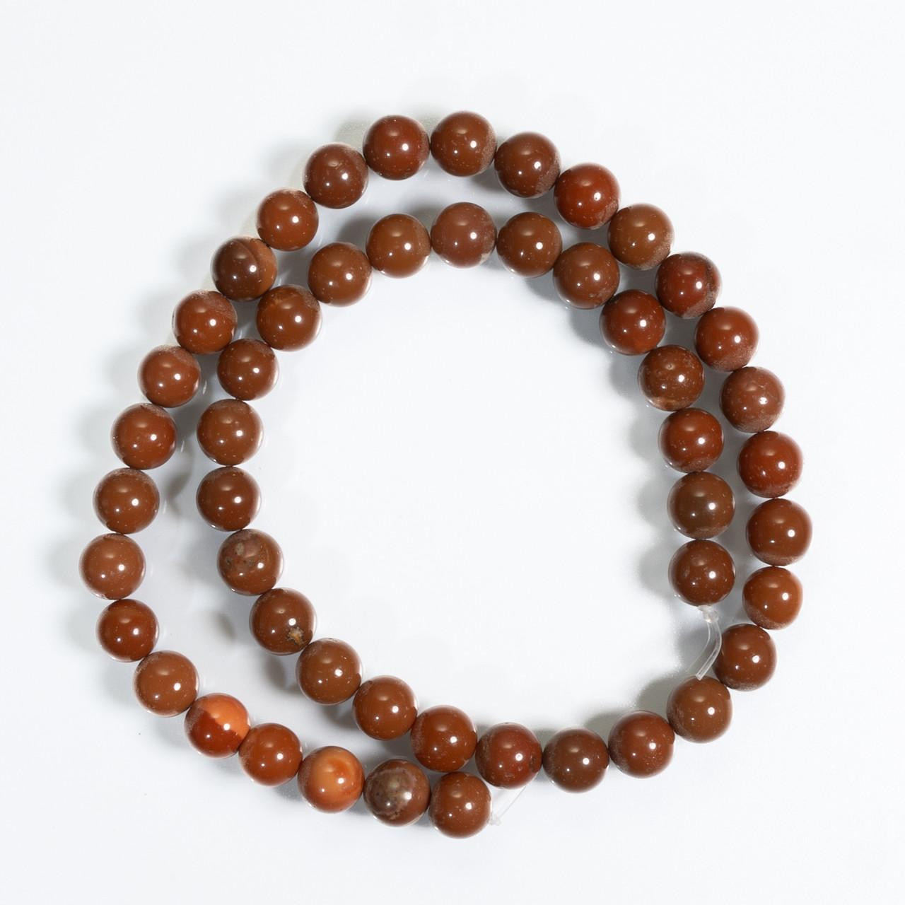 Beads Bruneau Jasper (Idaho) 8mm Rounds BJR82  Beads Bruneau Jasper (Idaho) 8mm Rounds BJR82