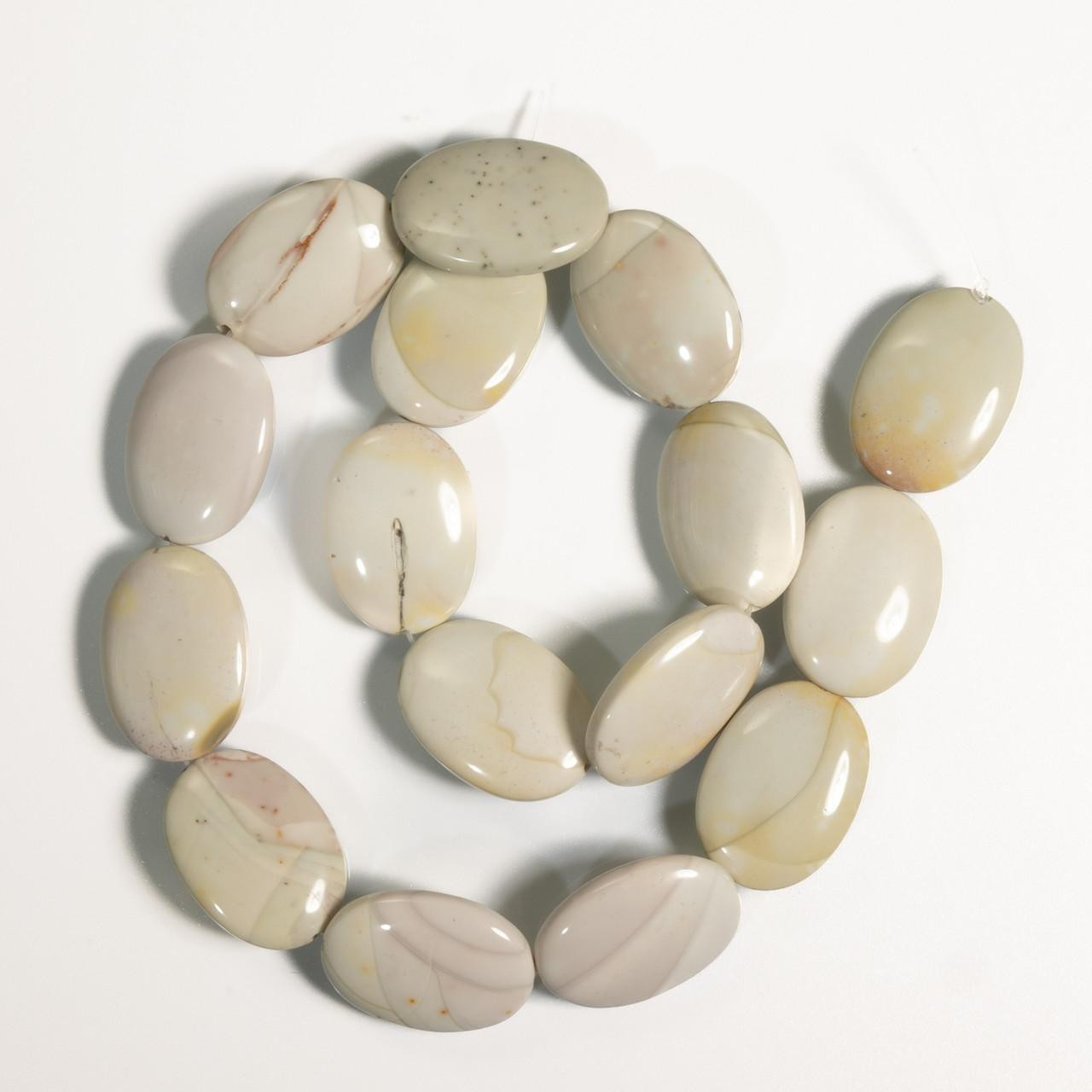 American Beads Willow Creek Jasper(Idaho) 18x25x10mm Ovals WCOV4 