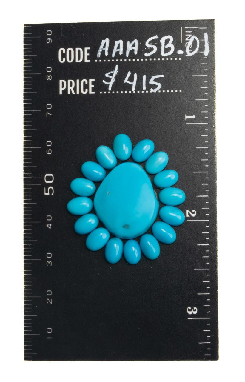  Sleeping Beauty Turquoise set (Arizona) AAASB-01  22cts 