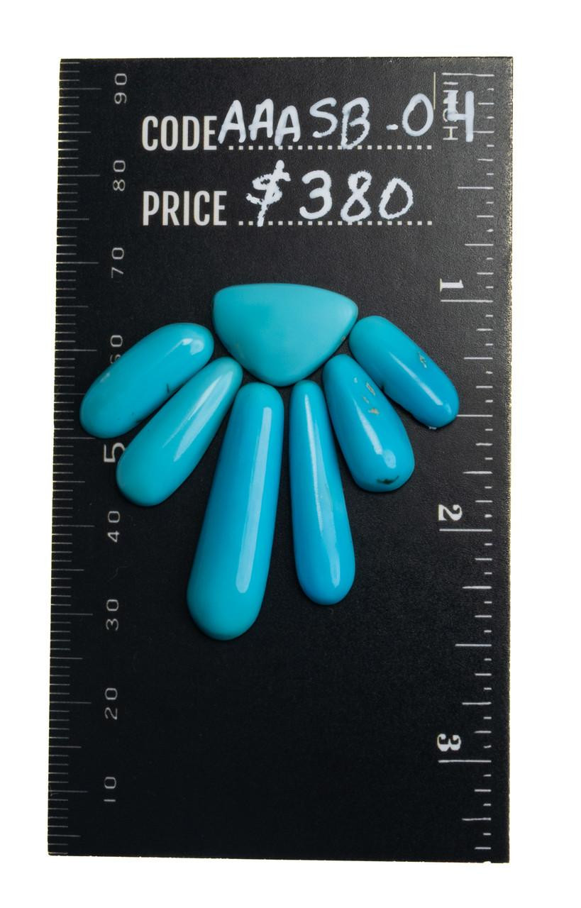  Sleeping Beauty Turquoise set (Arizona) AAASB-04  28cts 