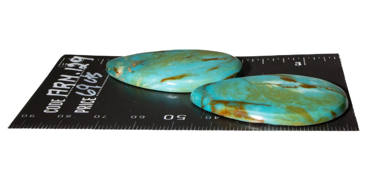 Turquoise Cabochons Armenian Turquoise set(Stabilized) ARM-129  69cts 