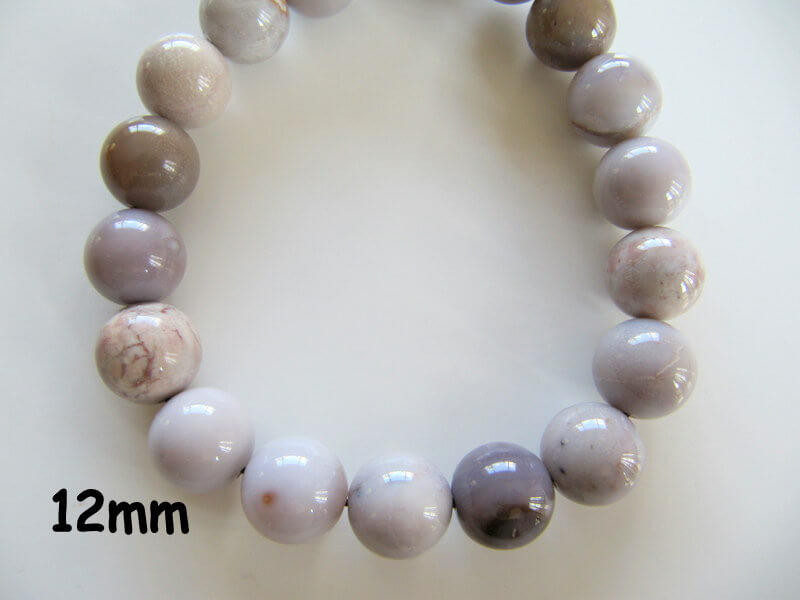  Lavender Agate(Mexico) 12mm Rounds LARD1 