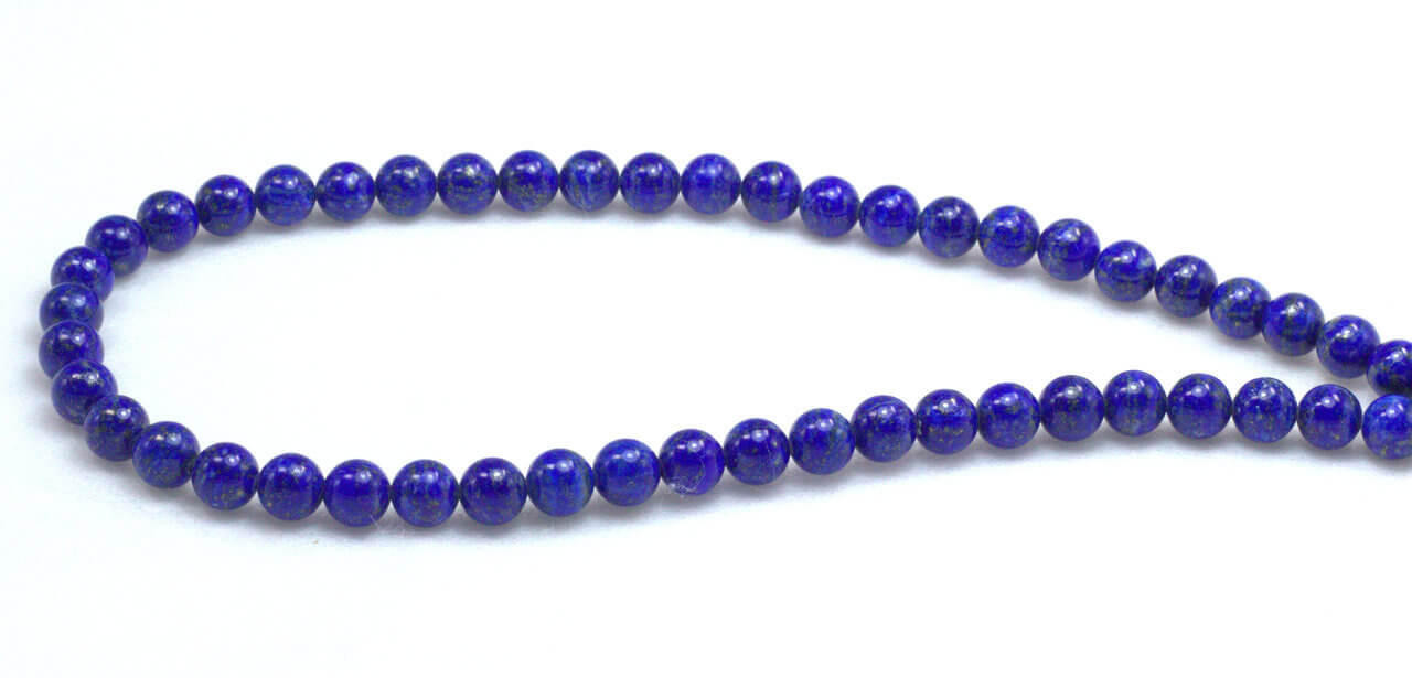 Beads Lapis Lapis (Afghanistan) 8mm Rds LP8b 