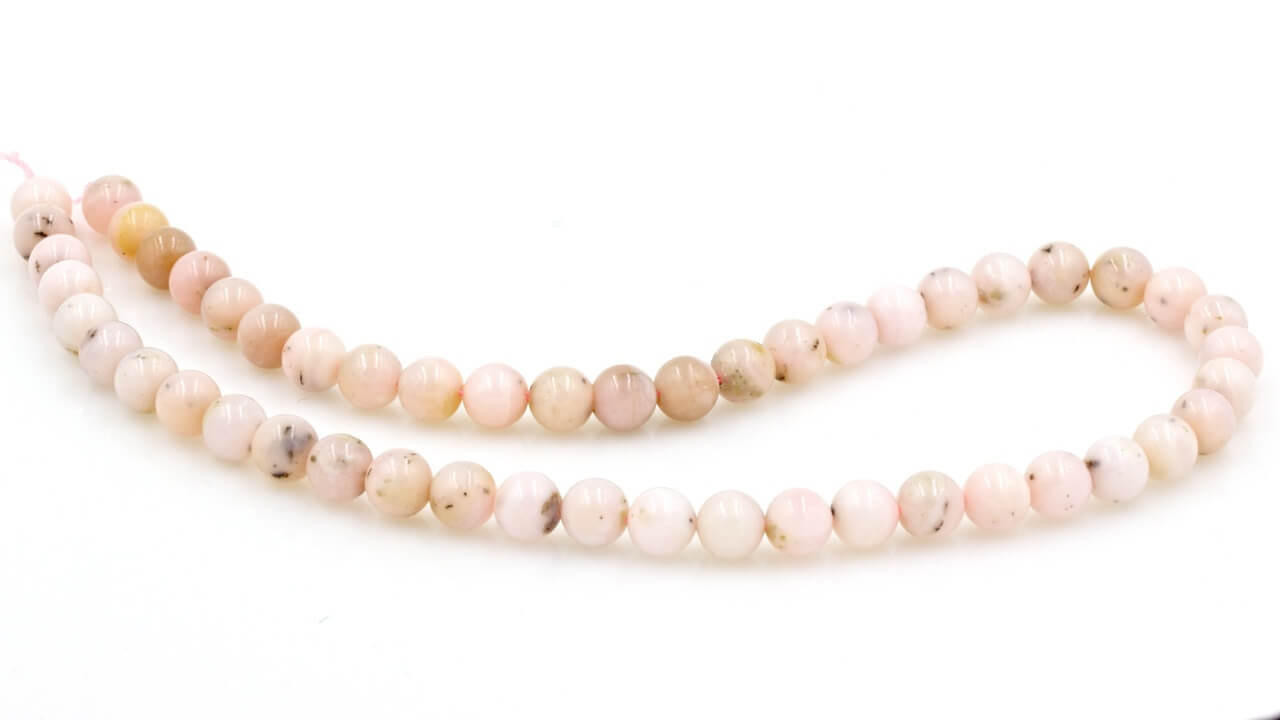 Beads Pink Opal(Peru) 8mm RD POR8h 