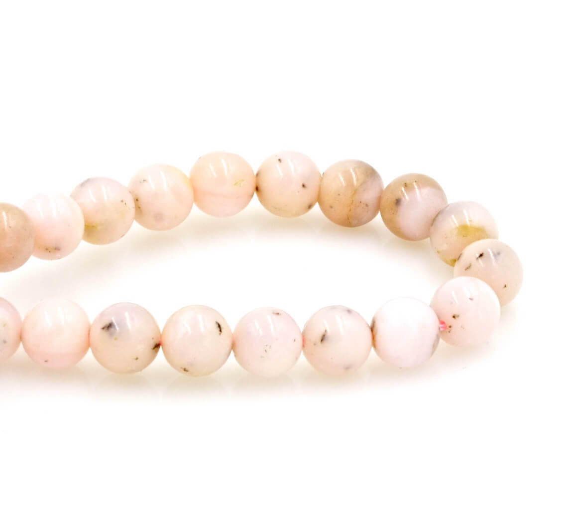 Beads Pink Opal(Peru) 8mm RD POR8h 