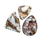 Wild Horse Magnesite Properties-Brown and White patterns.