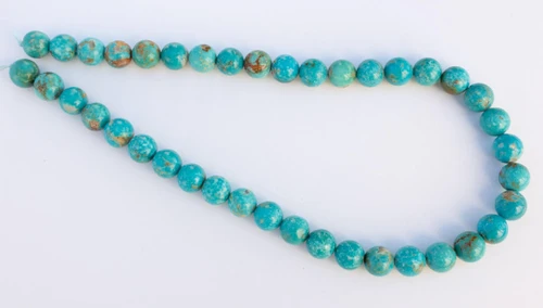 Turquoise Beads Sonoran Blue Turquoise(Mexico)10mm -NTR10z1 
