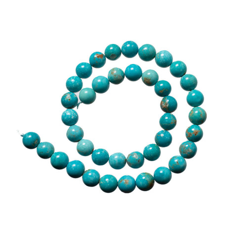 Turquoise Beads Sonoran Blue Turquoise(Mexico)10mm -NTR10d 