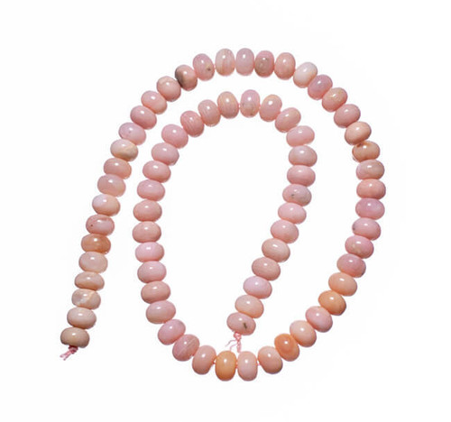 Beads  Pink Opal(Peru)8mm Rondells PORR8b 