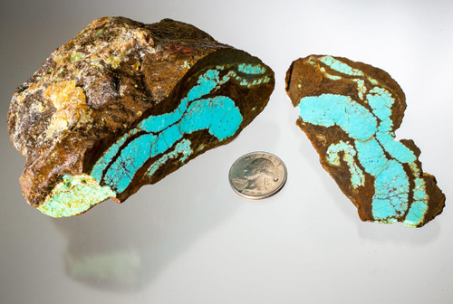  Number 8 Mine Turquoise Rough(Stabilized)  8R1a 