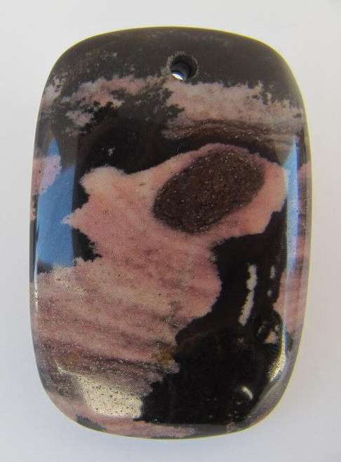  Sonoran Hill Jasper 48x32mm Rectangle Drilled SHJ44 