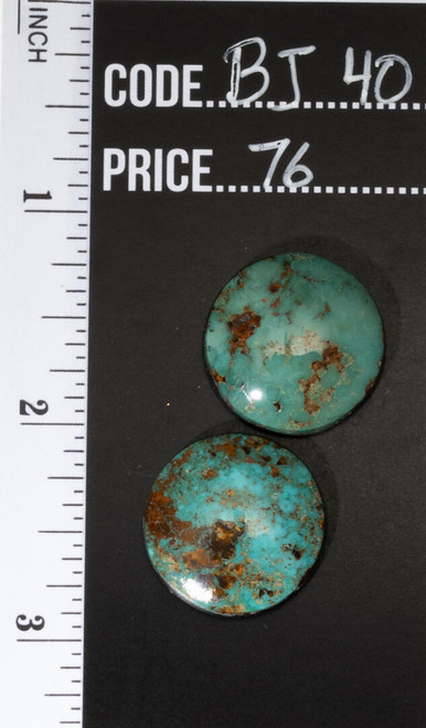 Cabochons Natural Baja Turquoise Set ( Baja California) BJ40 