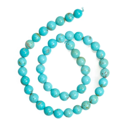 Turquoise Beads Sonoran Blue Turquoise(Mexico)8mm Rounds-NTRR8j1 