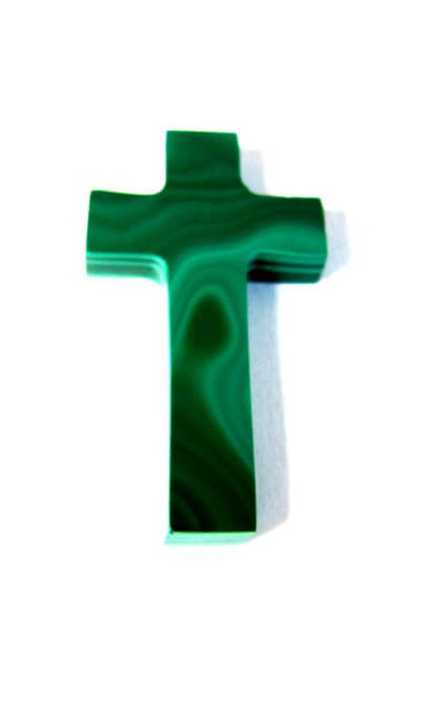  Malachite Cross- Top Drilled MCS1 