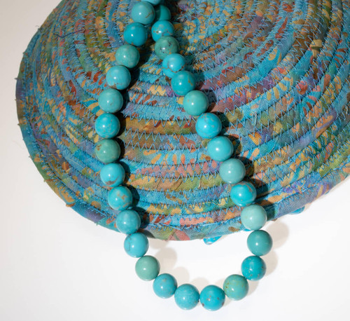 Turquoise Beads Mina Maria  10mm Rounds MMR10c 