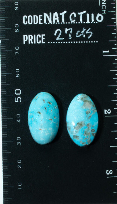 Turquoise Cabochons Campitos Turquoise Set (Natural) -27cts   NATCT-110 