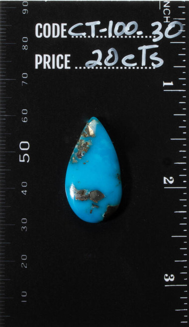 Turquoise Cabochons Campitos Turquoise  - 20cts   CT-100-30 