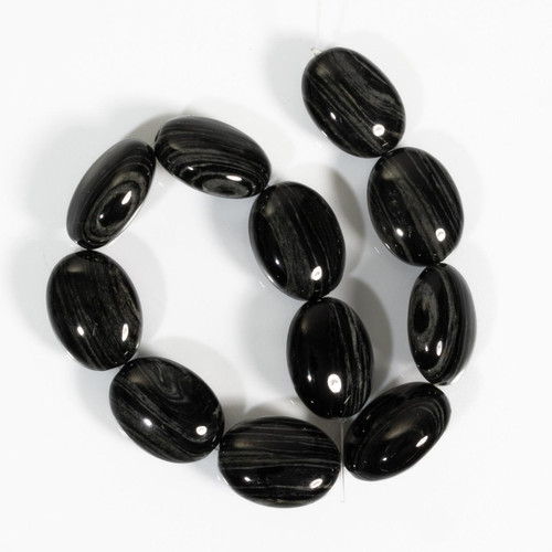 Beads Zebra Jasper (Arizona) 15x20 Ovals  ZJ-07 