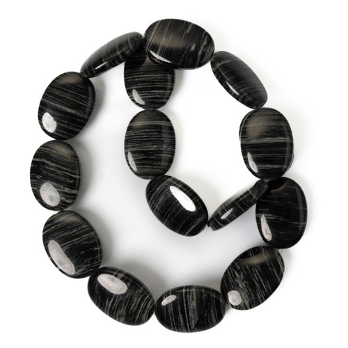 Beads Zebra Jasper (Arizona) 18x25mm Ovals  ZJ-01  Beads Zebra Jasper (Arizona) 18x25mm Ovals  ZJ-01