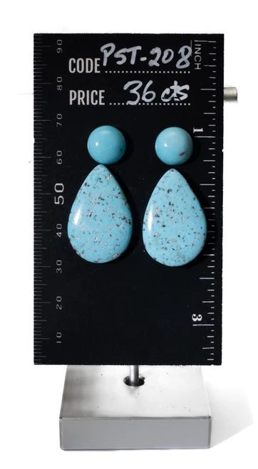 Turquoise Cabochons Persian Turquoise set  PST-208   36cts 