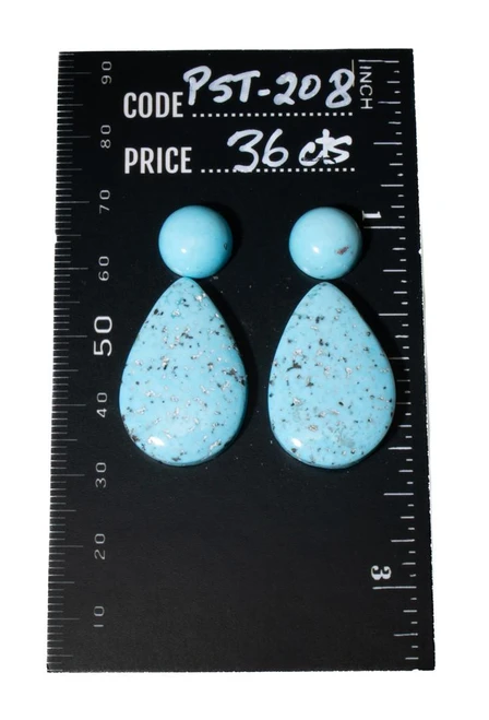 Turquoise Cabochons Persian Turquoise set  PST-208   36cts 